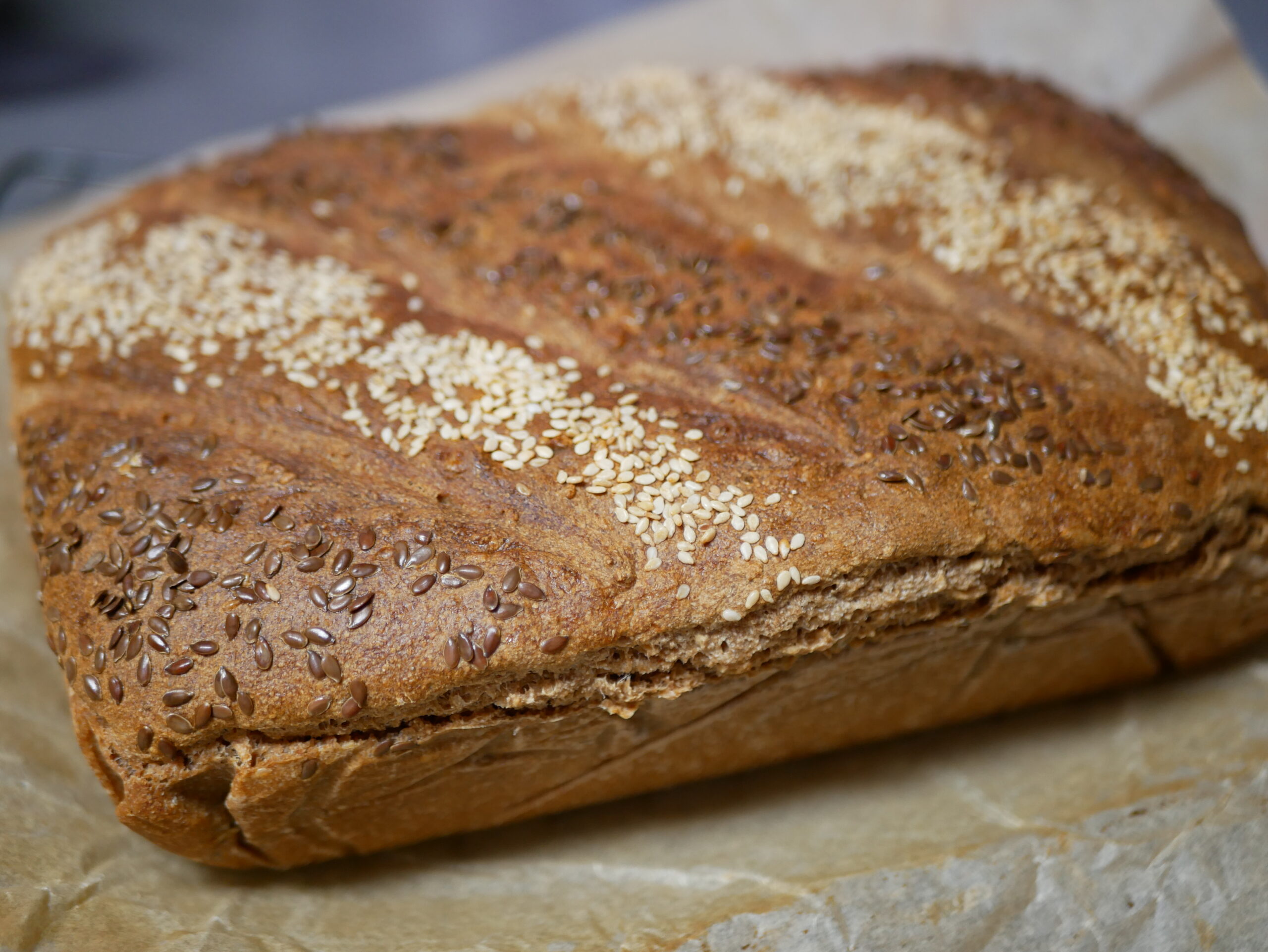 prosty chleb orkiszowy